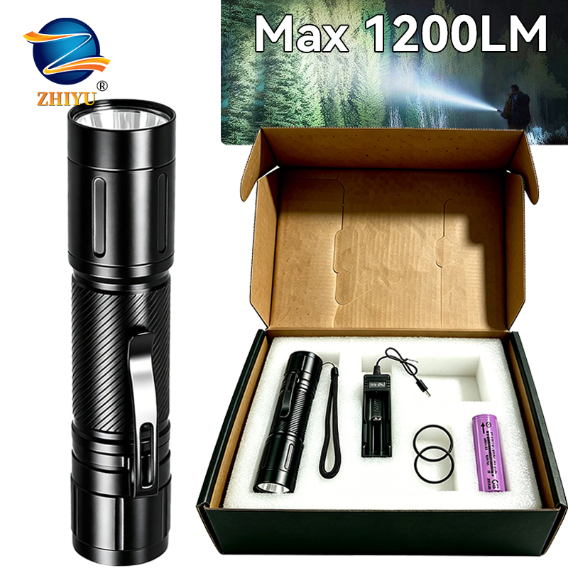 Outdoor Lighting Battery Powered - Мощный светодиодный фонарь 1200 лм с
