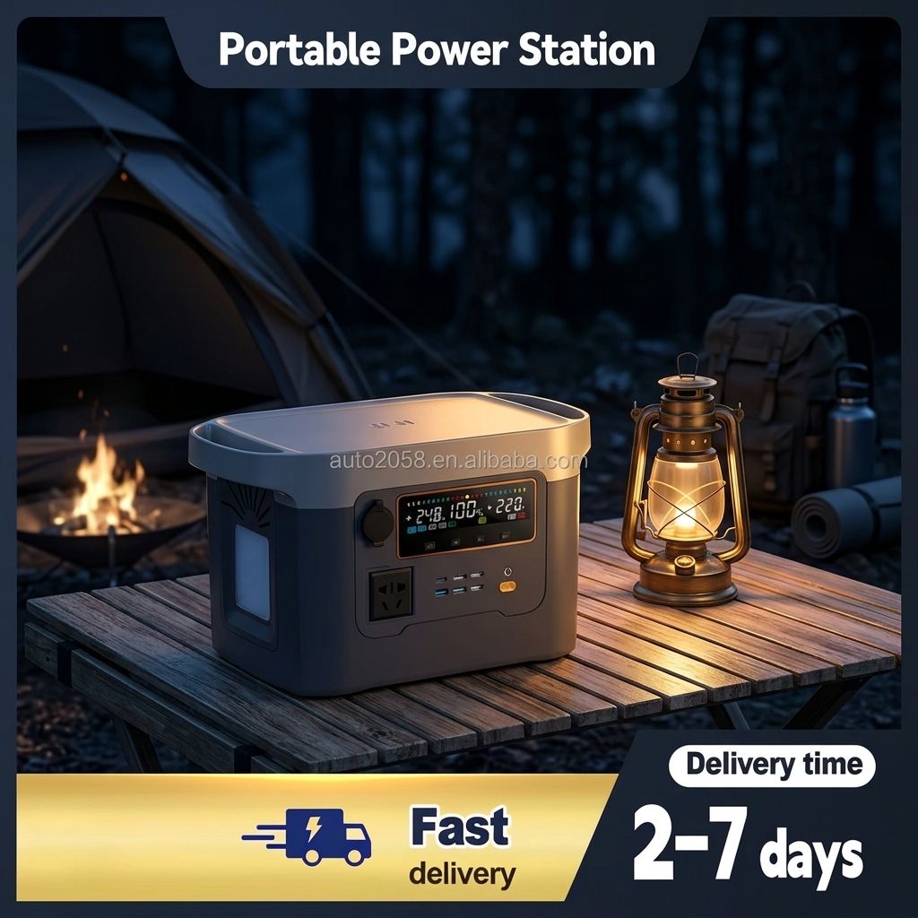 Outdoor Lighting Battery Powered - Портативная электростанция 600 Вт 540 Вт·ч