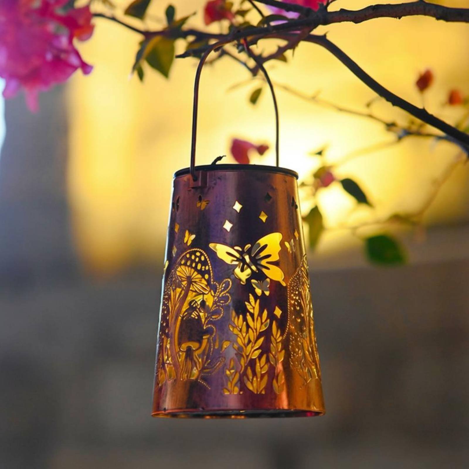 Outdoor Lighting Design - Уличный светильник с цветочным узором для