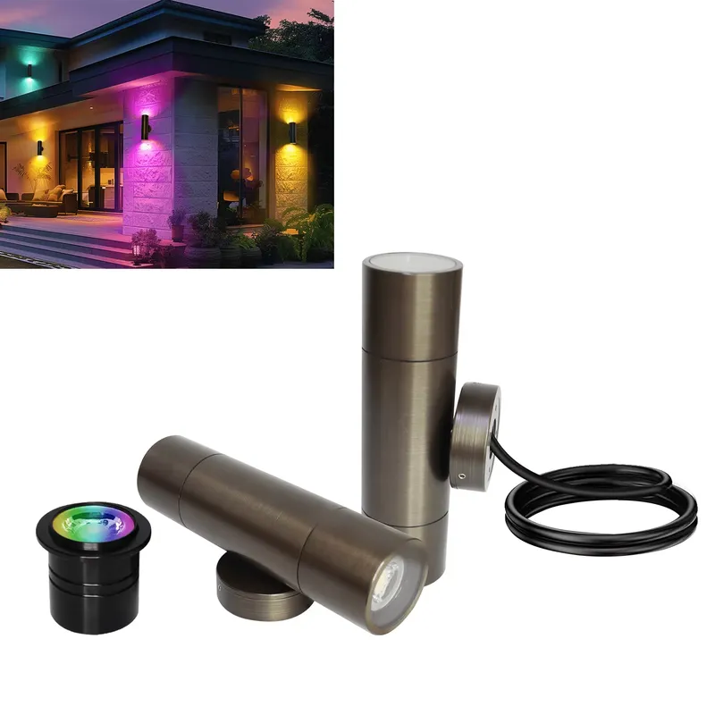 Outdoor Lighting Design - Прочный латунный уличный светодиодный настенный светильник