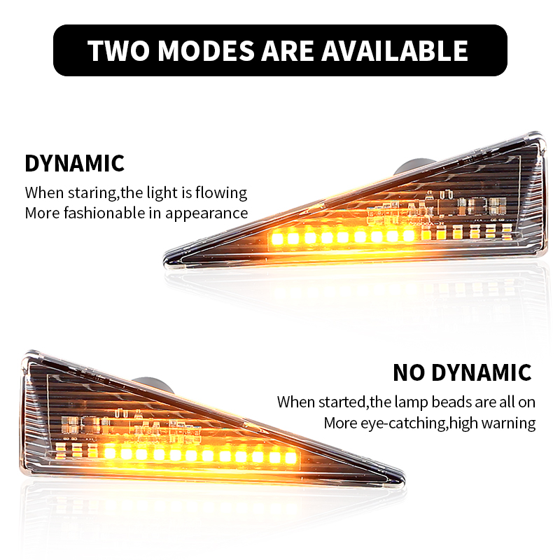Outdoor Lighting Yellow - 2 шт. светодиодные боковые габаритные огни
