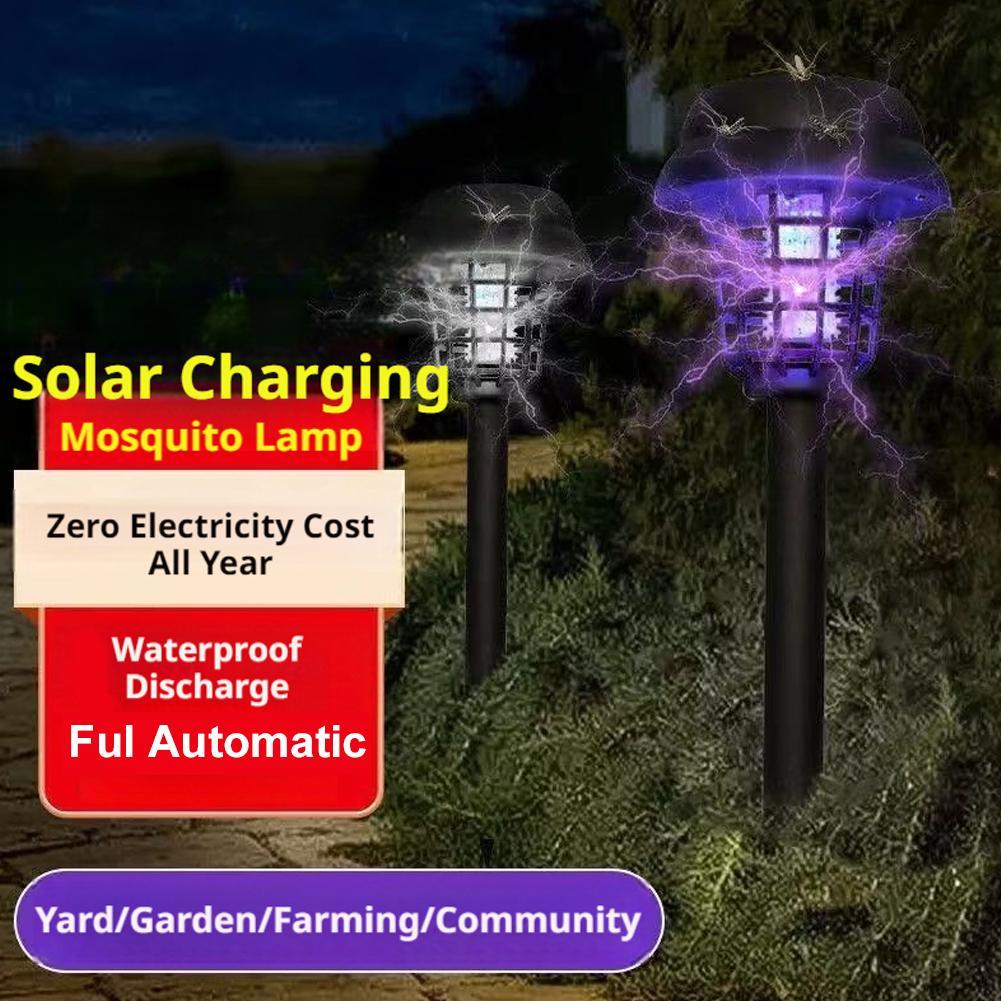 Halo Outdoor Lighting - Солнечная лампа-уничтожитель комаров (4/2/1 шт.), водонепроницаемая,