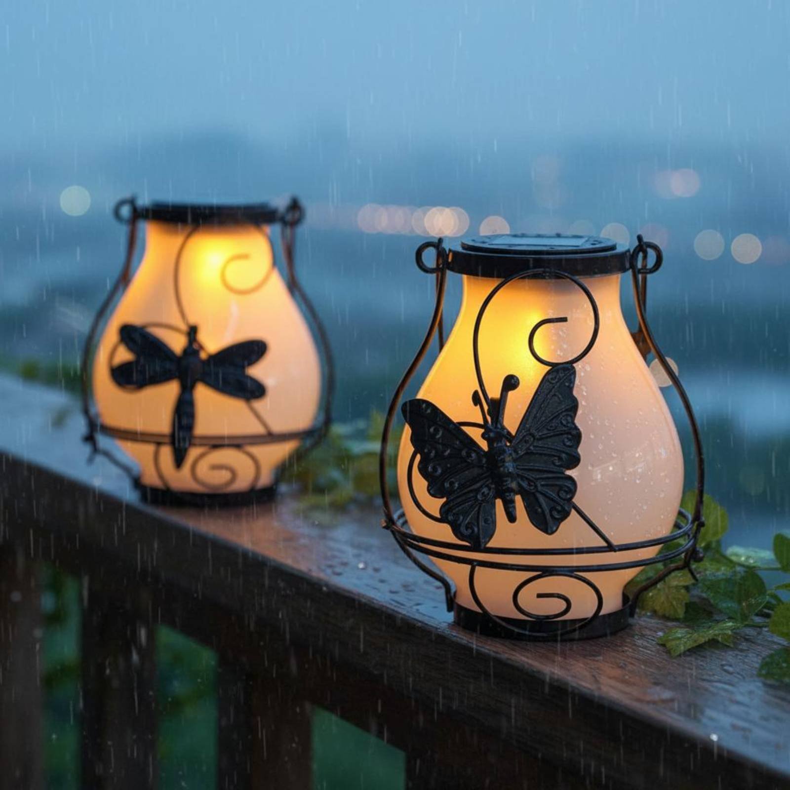 Outdoor Lighting Battery Powered - Солнечный фонарь-бабочка, водонепроницаемый, декоративный светильник для
