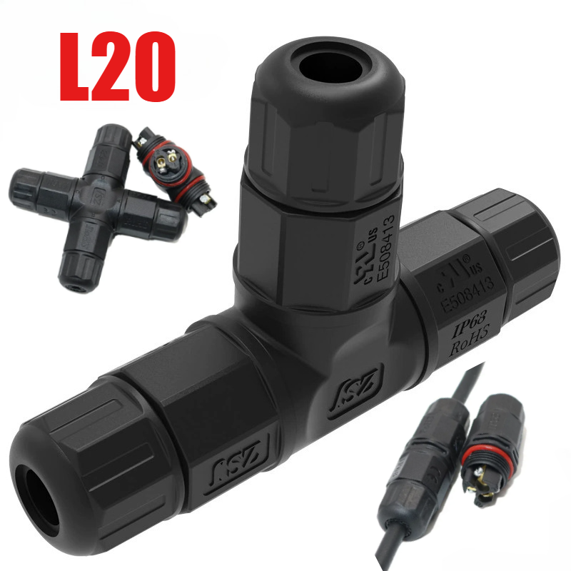 Outdoor Lighting Joint Box - Уличный водонепроницаемый 2/3/4/5-контактный разъем IP68 для