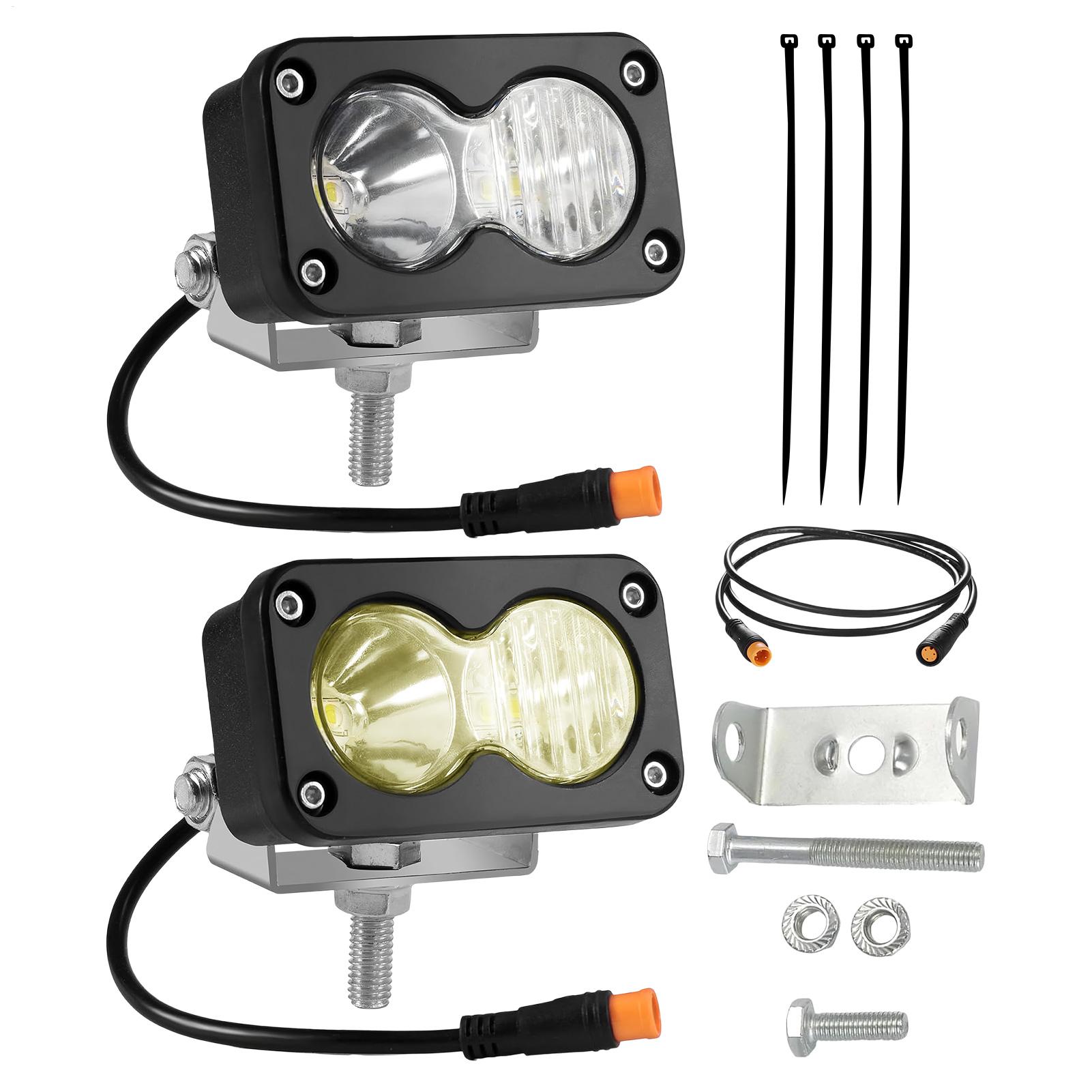 Outdoor Lighting Yellow - 3-дюймовый светодиодный прожектор для мотоциклов Q20,