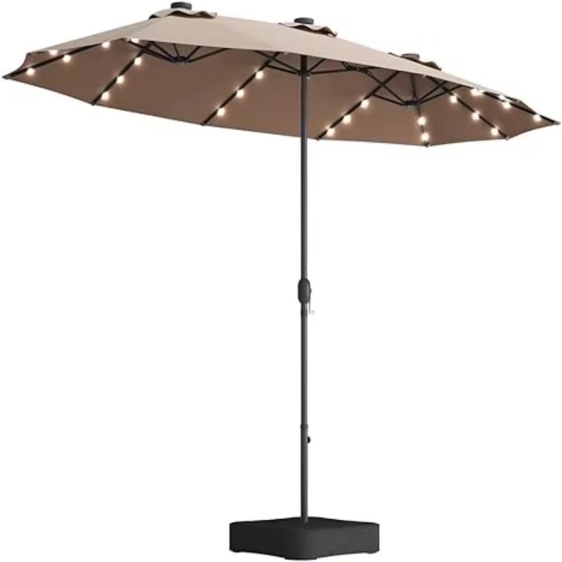 Садовый зонт 15x9 футов с ручн – обзор и цена Outdoor Lighting Unit
