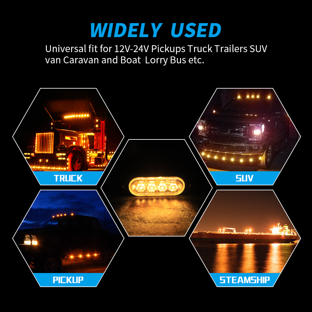 4x 4LED автомобильный сигнальн – обзор и цена Outdoor Lighting Yellow