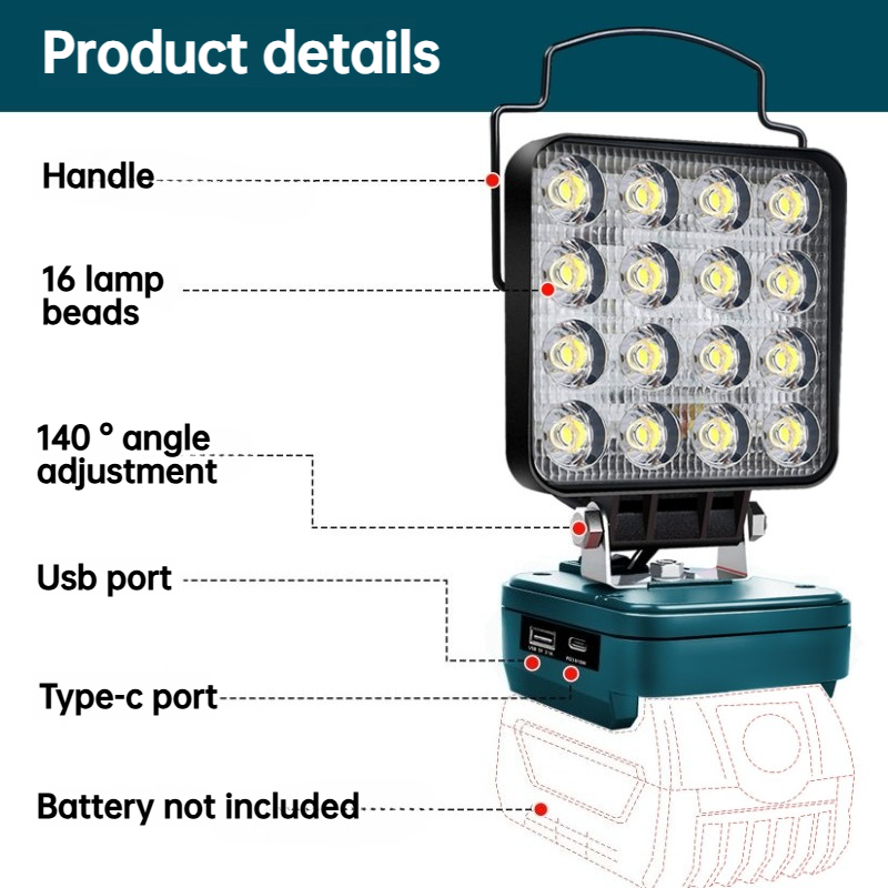 Светодиодный рабочий фонарь дл – обзор и цена Outdoor Lighting Electrician