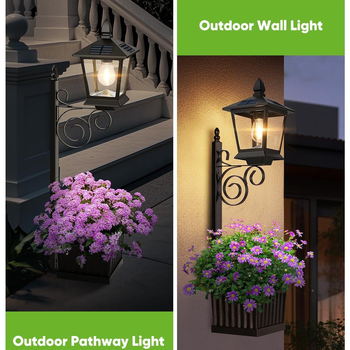 Солнечный светильник-кашпо 2-в – обзор и цена Outdoor Lighting Lamp