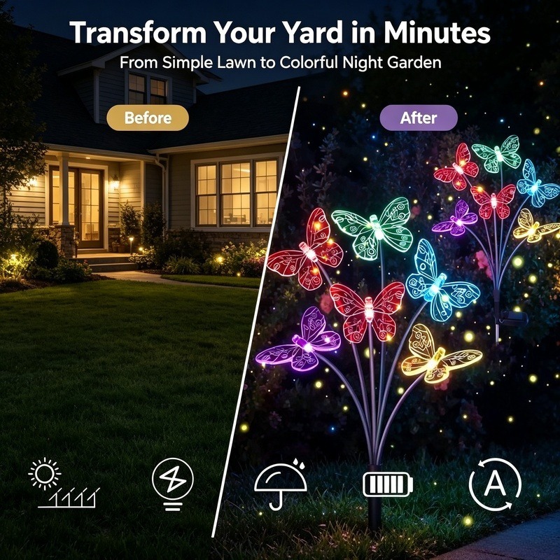 Солнечные светильники в виде б – обзор и цена Outdoor Lighting Battery Powered