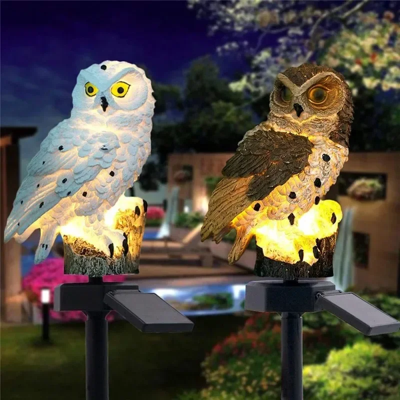 Солнечная статуэтка совы с LED – обзор и цена Outdoor Lighting Guide