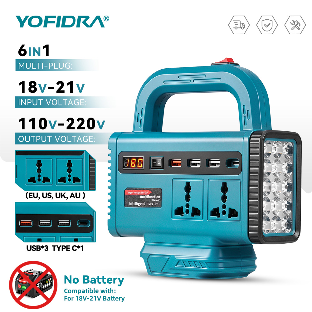 Портативный инвертор YOFIDRA 2 – обзор и цена Outdoor Lighting Battery Powered