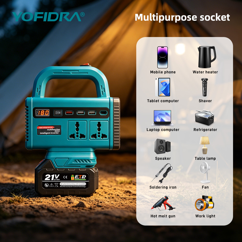 Портативный инвертор YOFIDRA 2 – обзор и цена Outdoor Lighting Battery Powered