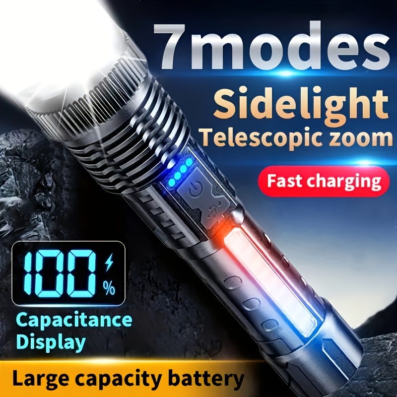 Мощный светодиодный фонарь с и – обзор и цена Outdoor Lighting Battery Powered